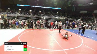 87 lbs Rr Rnd 2 - Liam Dahl, Baker WC vs Ladd Riopel, Spearfish Youth Wrestling