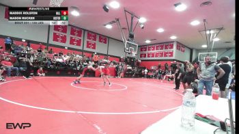 126 lbs Consi Of 8 #1 - Maddix Rolston, Hilldale vs Mason Rucker, Kiefer High School