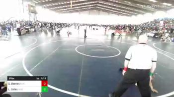 81 lbs Rr Rnd 3 - Gunner Barron, Black Cat WC vs Lane Daley, Desert Dogs WC