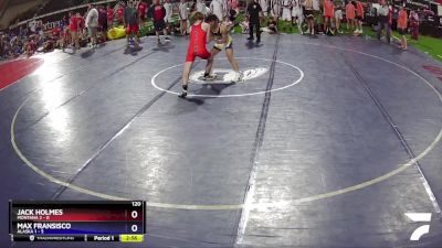 120 lbs Quarters & Wb (16 Team) - Jack Holmes, Montana 2 vs Max Fransisco, Alaska 1