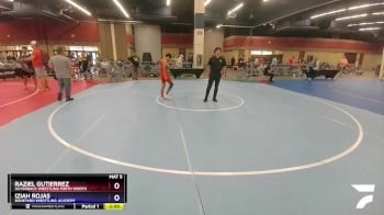 120 lbs Cons. Round 2 - Raziel Gutierrez, Silverback Wrestling Forth Worth vs Iziah Rojas, Boneyard Wrestling Academy