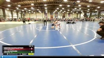 115 lbs Rd# 7- 10:45am Saturday Final Pool - Calvin Rathjen, Iowa Black vs Weston Baumgartner, Maryland Gold
