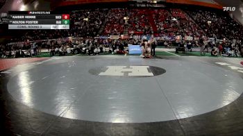 3A 157 lbs Cons. Round 3 - Kaiser Henne, Nampa Christian vs Kolton Foster, Hagerman