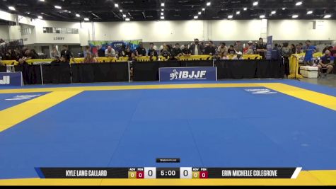 Erin Michelle Colegrove vs Kyle Lang Callard 2025 World IBJJF Jiu-Jitsu No-Gi Championship