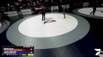 57 lbs Round 3 - Devin Silva, Roosevelt High School Wrestling vs Paige Morales, Argo Wrestling Club