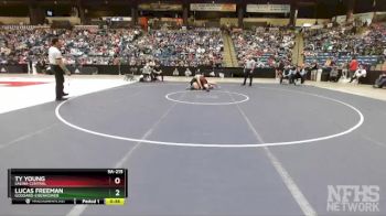 5A-215 lbs 5th Place Match - Ty Young, Salina-Central vs Lucas Freeman, Goddard-Eisenhower