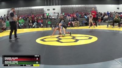 65 lbs Round 3 (8 Team) - Mason Allen, PA Alliance vs Roman Howe, Legacy National