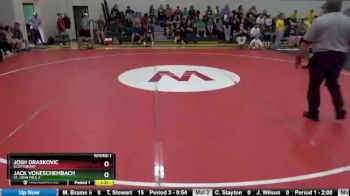 132 lbs Round 1 - Jack Voneschembach, St. John Paul II vs Josh Draskovic, Scottsboro