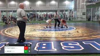 56 lbs Semifinal - Matt Harrington, Elite Athletic Club DZ vs Lyric Hetzer, Youngbloods