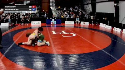 65kg Champ. Round 1 - Jack Elliott, Dinos Wrestling Club vs Kai Armstrong, Edmonton Wrestling Club