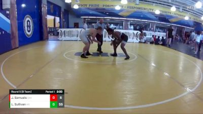 190 lbs Round 5 (8 Team) - Jeremiah Samuels, Oakleaf WC vs Logan Sullivan, Westside Wrestling