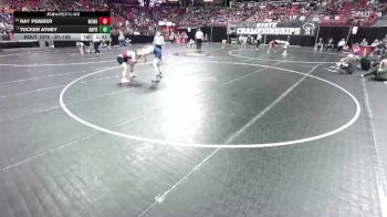 D1-165 lbs Champ. Round 1 - Tucker Athey, Bay Port vs Ray Pember, Menomonie
