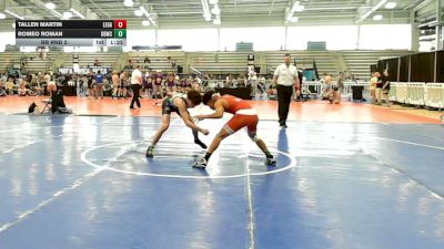 132 lbs Rr Rnd 2 - Tallen Martin, Legacy Dragons - HSB vs Romeo Roman, OBWC SuperHeros Asgard - HSB