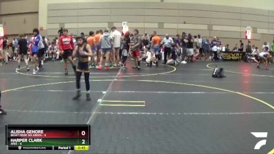 58 lbs Round 3 (10 Team) - Harper Clark, Ares vs Alisha Genore, Beast Mode WA Green