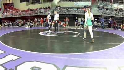 135 lbs Round 5 (6 Team) - Brinley Pohl, Minden vs Cora Shaffer, Smith Center HS