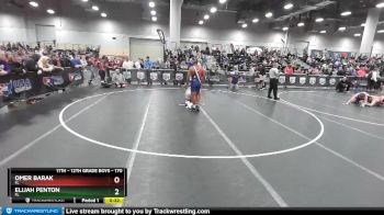170 lbs Cons. Semi - Omer Barak, FL vs Elijah Penton, FL