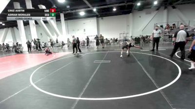 61 lbs Consolation - Cruz Austin, Gomez Brs Gr Ac vs Adrian Morales, SoCal Hammers