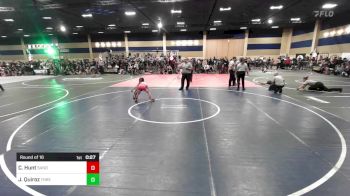 66 lbs Round Of 16 - Cannon Hunt, Sanderson Wr Acd vs Julian Quiroz, Threshold WC