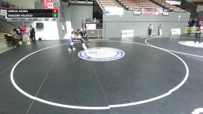 140 lbs 7th Place Match - Amelia Acuna vs Raelene Velazco