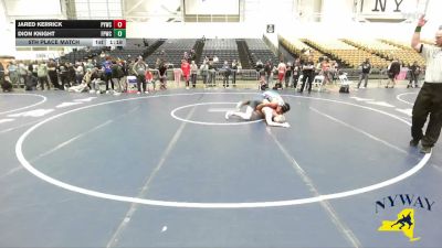 215 lbs 5th Place Match - Dion Knight, Funky Panda Wrestling Club vs Jared Kerrick, Penn Yan Wrestling Club