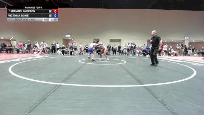 140 lbs Quarters - Miangel Jackson, OK vs Victoria Bone, AR