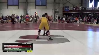 197 lbs Champ. Round 1 - Darby McLaughlin, Western New England University vs Joshua Koshayev, Wesleyan University (Connecticut)