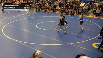 103 lbs Champ. Round 2 - Landon Mersdorf, North Tonawanda vs Jonah Morello, Newfane