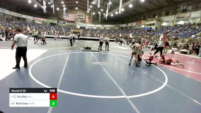 90 lbs Round Of 32 - Cole Nunley, Milliken Middle School vs Eloy Martinez, Heaton