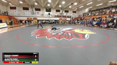 85-91 lbs Round 1 - Quentin Para, Worland Middle School vs Ronan Cherry, Sheridan