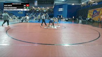 157 lbs Cons. Round 1 - Rajat Bhaskaran, Delaware Military Academy vs Jack White, Norwin