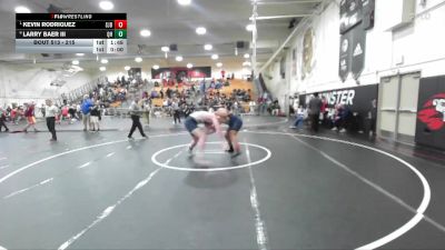 215 lbs Quarterfinal - Kevin Rodriguez, St. John Bosco vs Larry Baer Iii, Quartz Hill