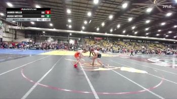 190 lbs Quarterfinal - Hugh Meyer, Dickinson Wrestling Club vs James Mills, Lockwood Wrestling Club