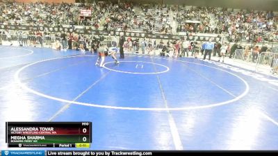 75-79 lbs Semifinal - Alessandra Tovar, Victory Wrestling-Central WA vs Megha Sharma, Bonners Ferry WC