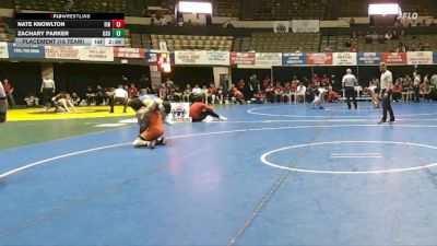 133 lbs Placement (16 Team) - Zachary Parker, Glenville State University vs Nate Knowlton, Findlay