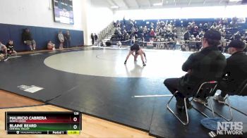 126 lbs Semifinal - Mauricio Cabrera, North Creek vs Blaine Beard, Central Valley