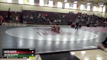 144 lbs Round 1 (4 Team) - Tayton Elledge, East Buchanan vs Jacob Mahler, Hampton-Dumont-CAL