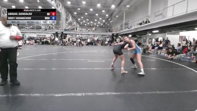 118 lbs Round 2 - Abigail Gonzalez, Miami Hawks vs Grey Hennecker, Wrecking Crew Dream Crushers