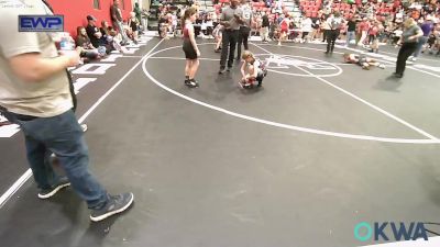 88 lbs Rr Rnd 2 - Emerson McCain, Gentry Youth Wrestling vs Kynlee Wilson, Wagoner Takedown Club