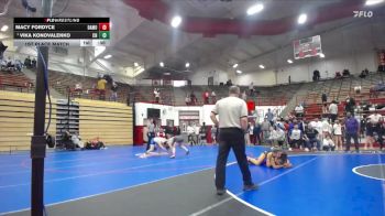 120 lbs 1st Place Match - Vika Konovalenko, Columbus North vs Macy Fordyce, West Lafayette