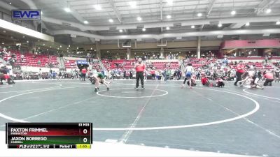 90 lbs Cons. Round 1 - Jaxon Borrego, Carroll vs Paxton Frimmel, Manhattan