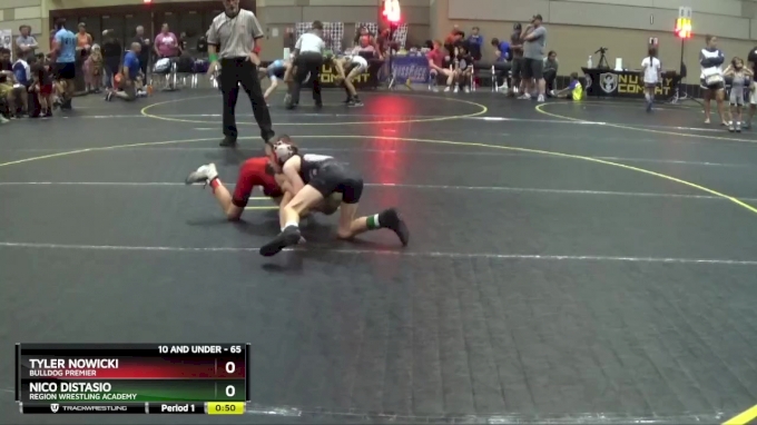 65 lbs Cons. Round 1 - Nico Distasio, Region Wrestling Academy vs Tyler ...