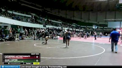 105 lbs Cons. Round 2 - Catherine Satterthwaite, Smithfield Youth Wrestling vs Gage Carter, Great Bridge Wrestling Club