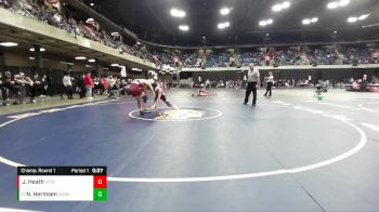 150 lbs Champ. Round 1 - Nicholas Hermsen, Warren vs Josh Heath, Unity