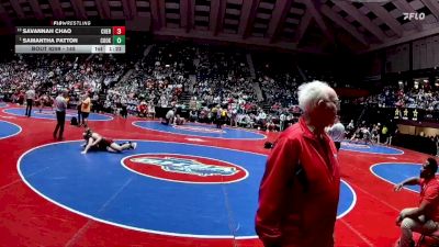 145 lbs Semifinal - Samantha Patton, Cook vs Savannah Chao, Cherokee