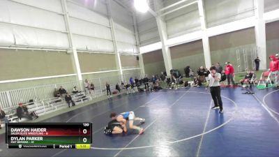 130 lbs Round 2 (4 Team) - Dylan Parker, Mat Demons vs Dawson Haider, Salem Elite Wrestling