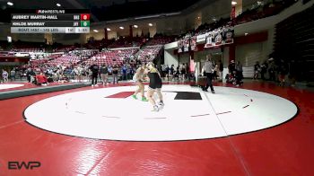145 lbs Rr Rnd 3 - Aubrey Martin-Hall, Bixby Girls HS vs Khloe Murray, Jay HS