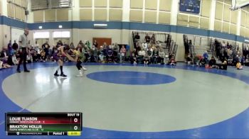 59 lbs Round 5 (10 Team) - Louie Tuason, Hobart Wrestling Club vs Braxton Hollis, Floyd Wrestling Club