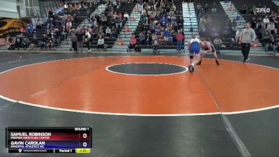 16U-3 lbs Round 1 - Samuel Robinson, Premier Wrestling Center vs Gavin Carolan, Immortal Athletics WC