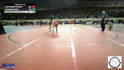 130 lbs Final - Jake Snider Frazier, Claremore Wrestling Club vs Channing Dunn, Kingfisher YellowJackets