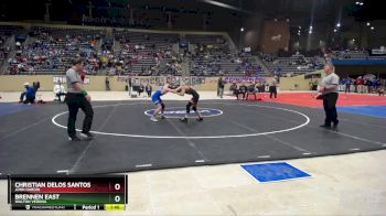 113 lbs Semifinal - Christian Delos Santos, John Hardin vs Brennen East, Walton Verona